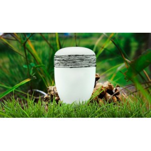 Biodegradable Cremation Ashes Funeral Urn / Casket - WHITE PURITY